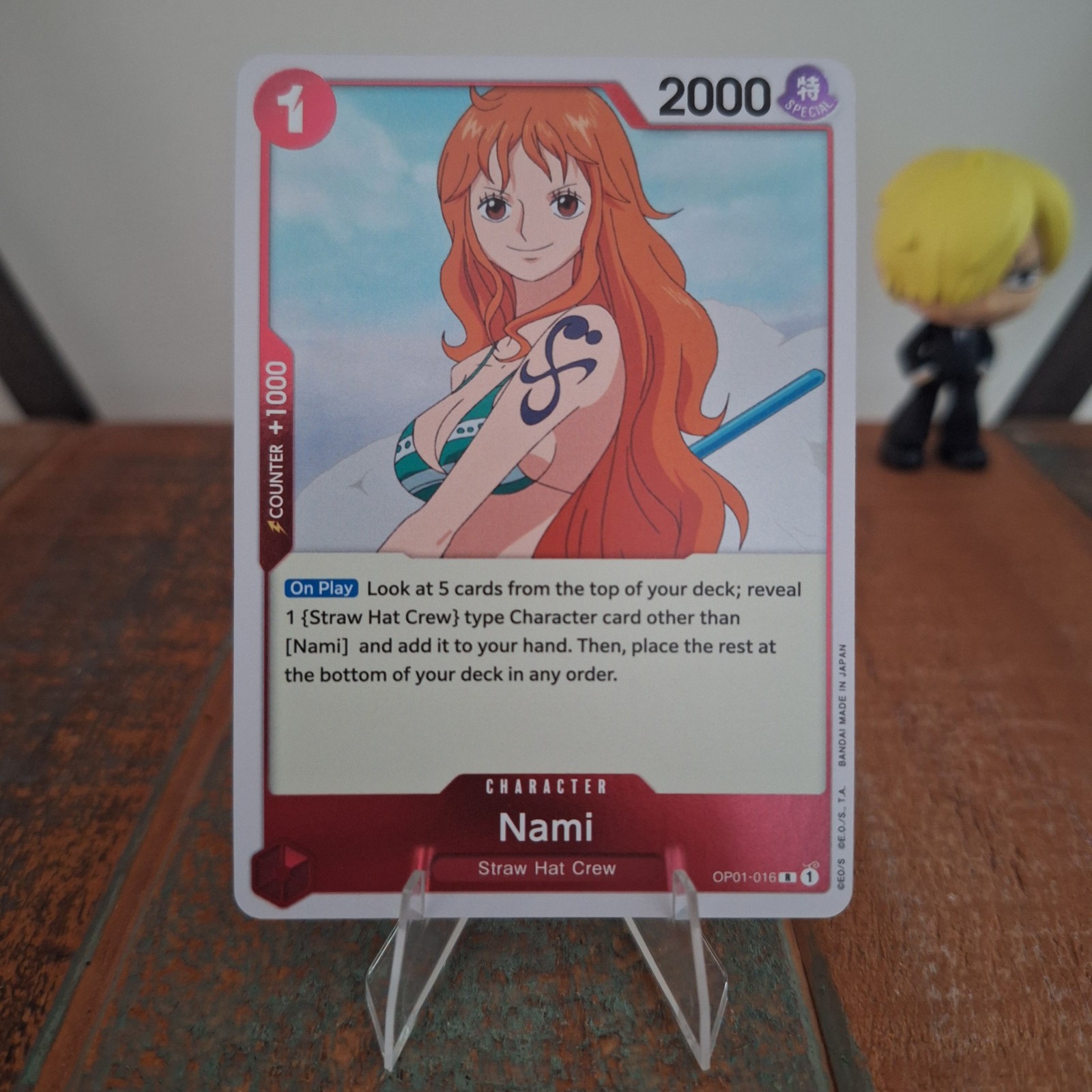 Nami OP01-016 One Piece Romance Dawn Pre-Errata