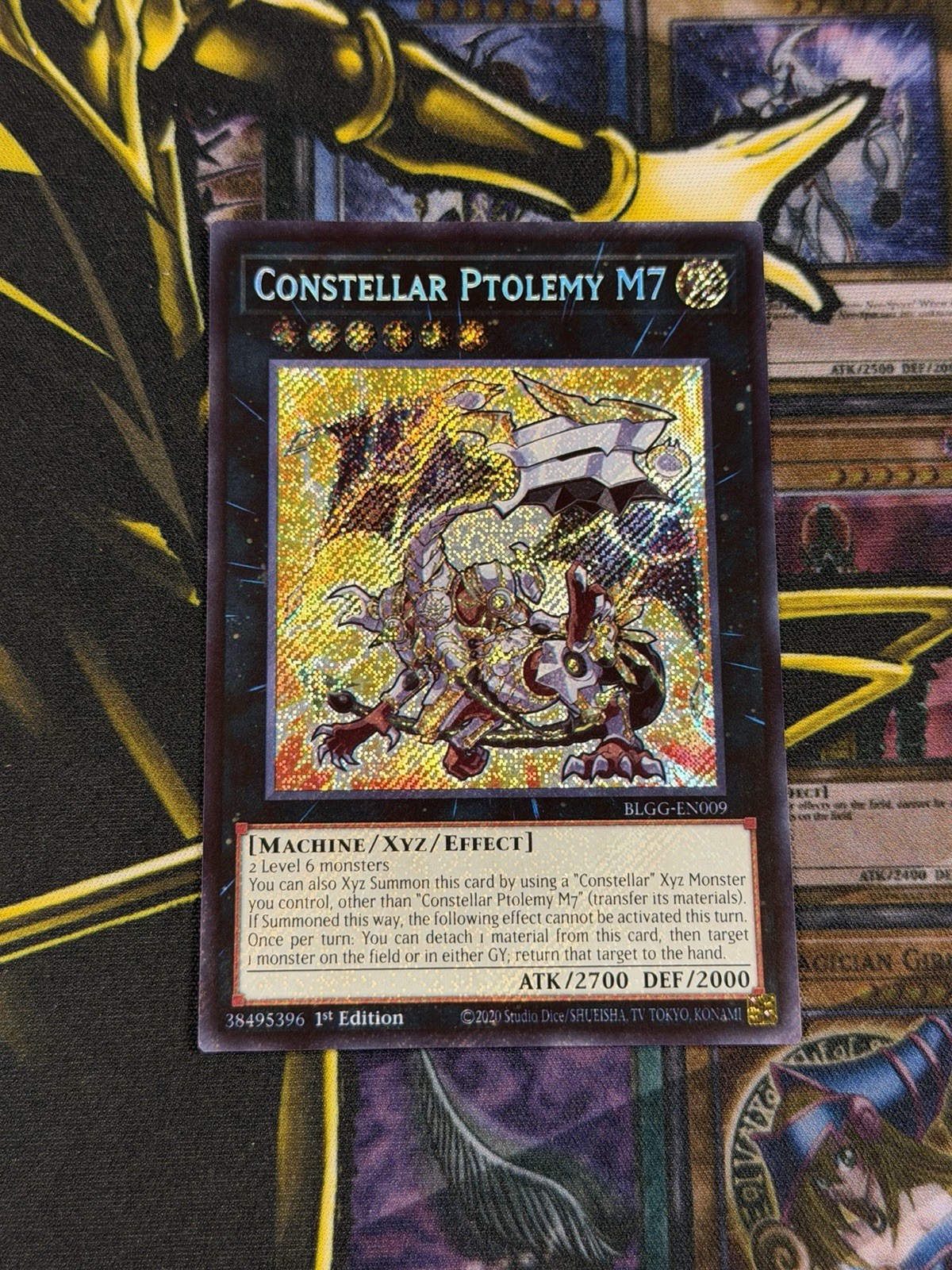 Yugioh Constellar Ptolemy M7 (Chibi Artwork) BLGG-EN009 Secret Rare 1st Ed NM
