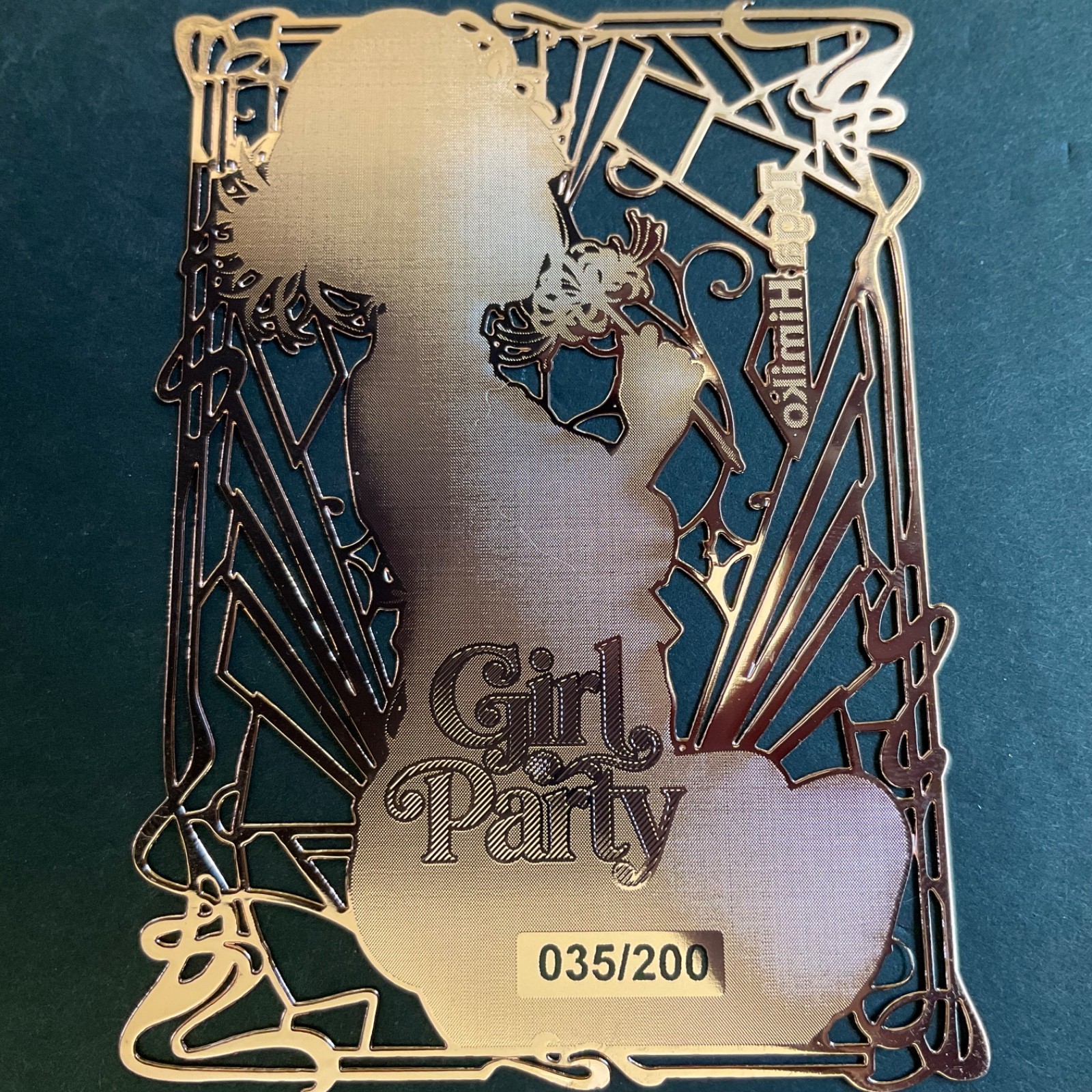 Goddess Story Gold METAL Card – Random Serial Number #/200! Toga Anime Bikini