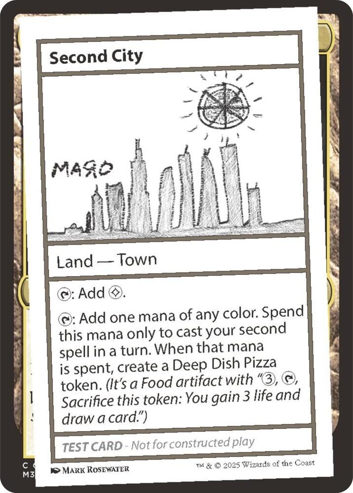 Second City – Un-Known Event Playtest Cards MTG
