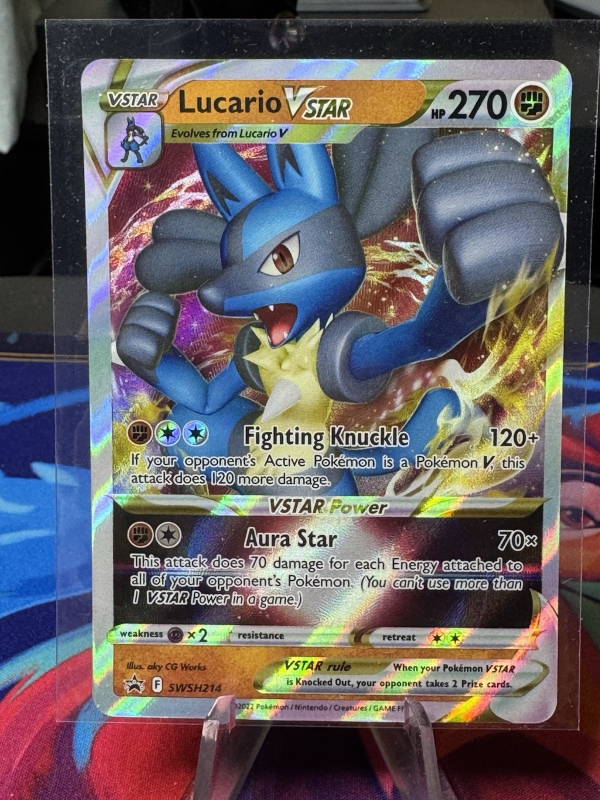 Lucario VSTAR SWSH214 Promo Sword & Shield Promo Near Mint