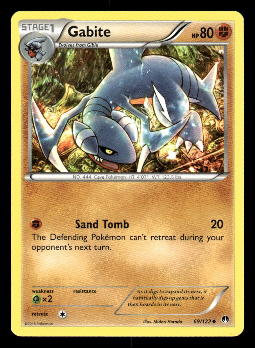 XY – BREAKpoint Uncommon #69/122 Gabite