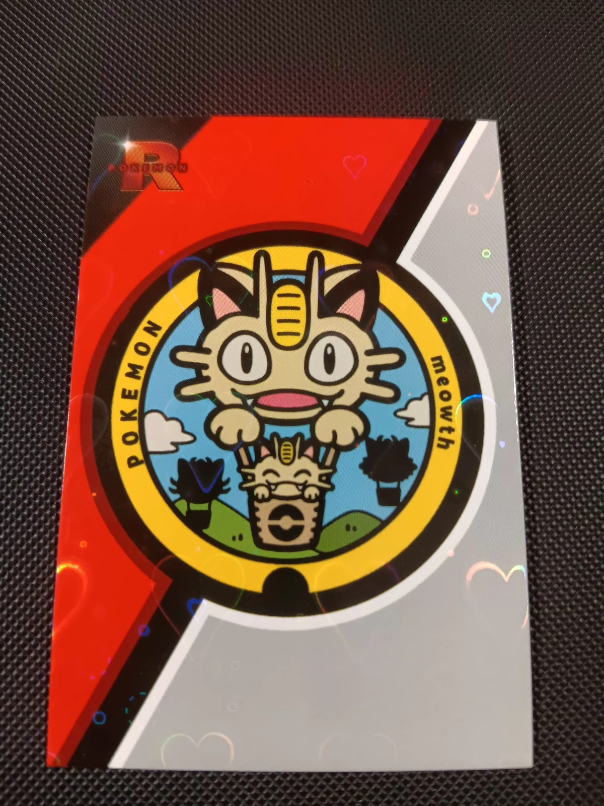 Pokemon Meowth Coin Heart Holo Team Rocket Card Database Set Peru