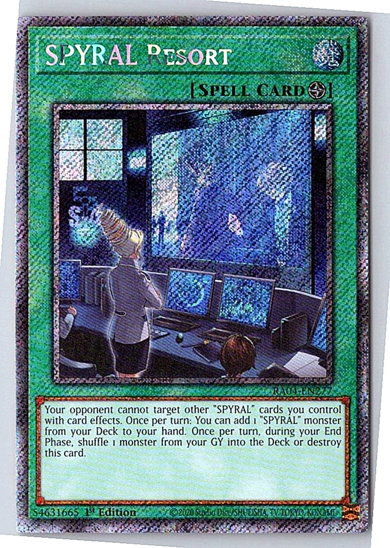 SPYRAL Resort (Platinum Secret Rare) RA02 RA04-EN277 NM