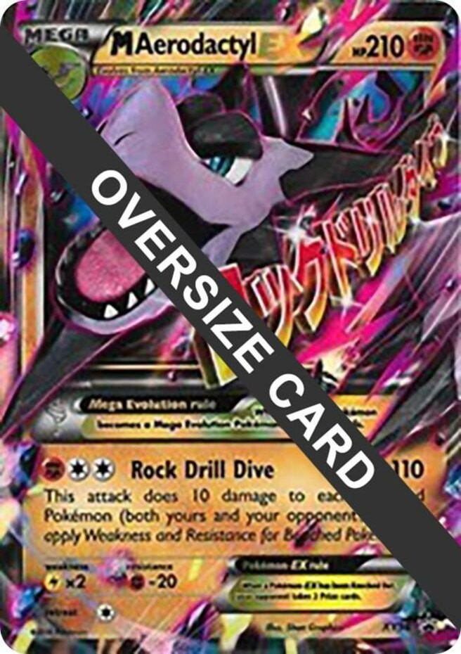 Lightly Played Mega Aerodactyl EX – XY98 – Oversized Promo Pokemon Pokemon Over