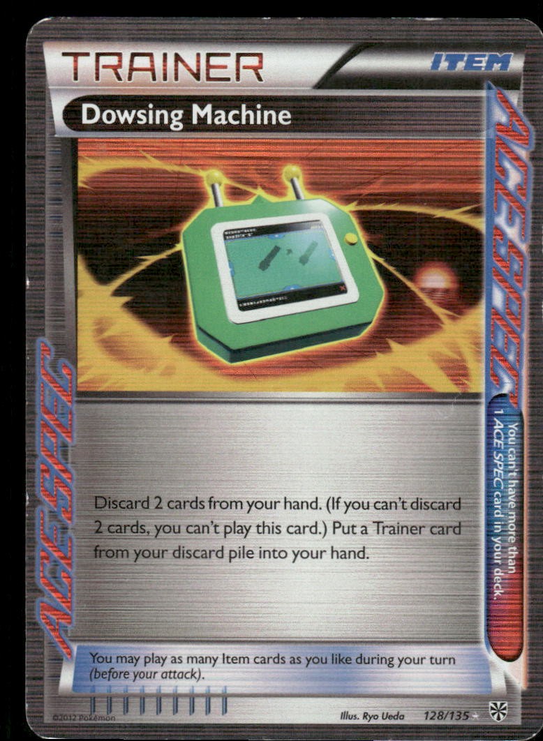 Dowsing Machine 128/135 ACE Spec Rare Plasma Storm Pokemon Holo Heavily Played