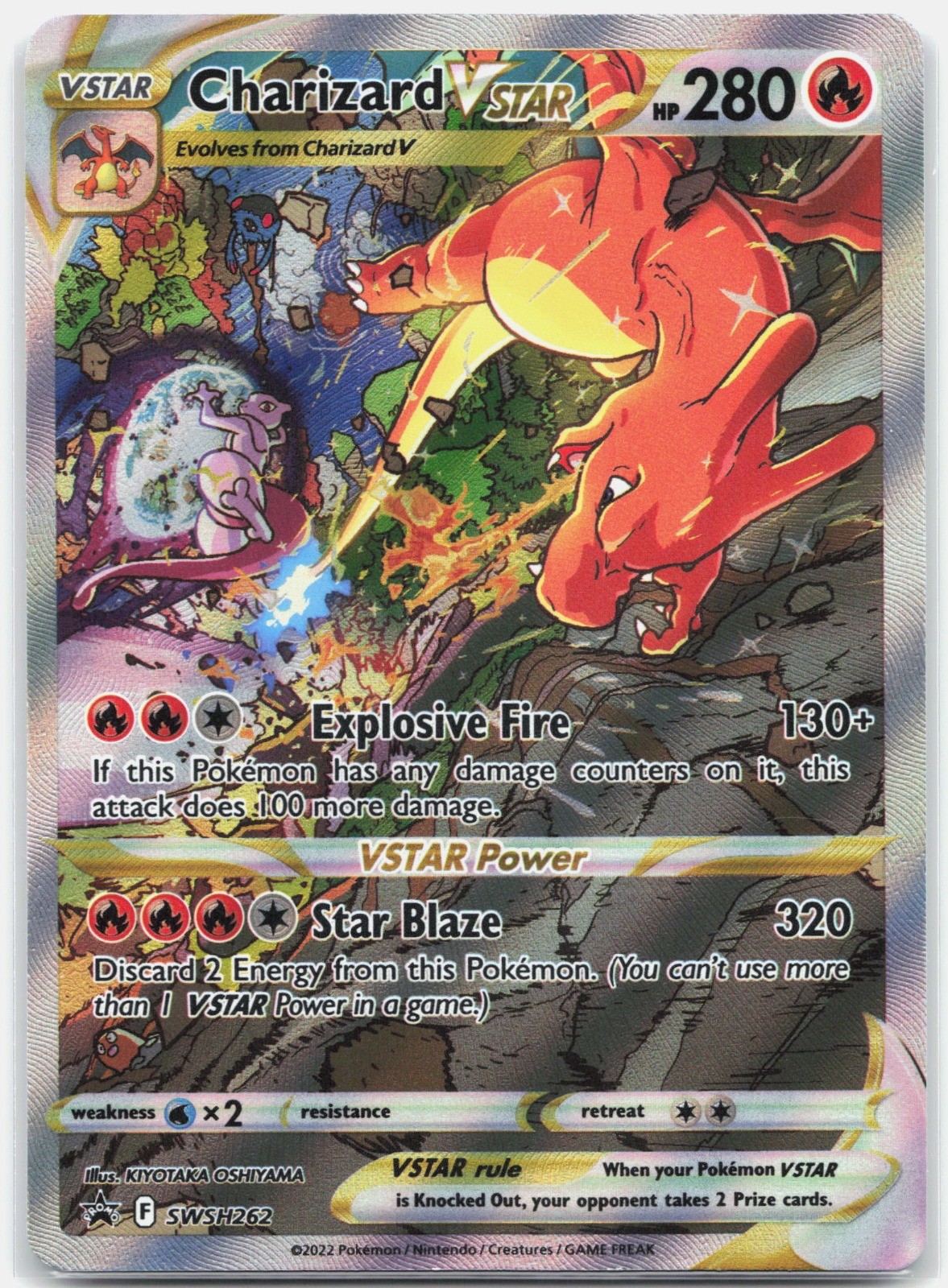 Charizard VSTAR Promo SWSH: Sword & Shield Promo Cards SWSD Fire Holo SWSH262 20