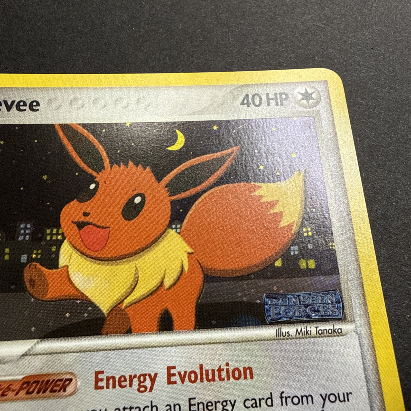 Eevee 55/115 Reverse Holo EX Unseen Forces STAMPED 2005 Pokemon TCG NM