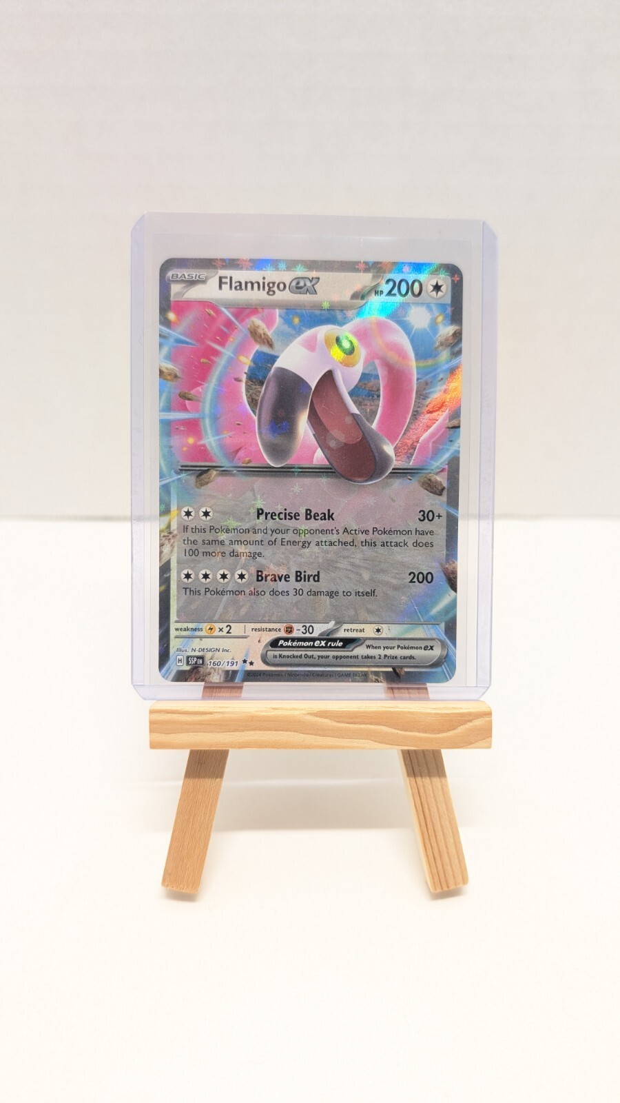 Pokémon TCG, Flamigo Ex 160/191 – Surging Sparks
