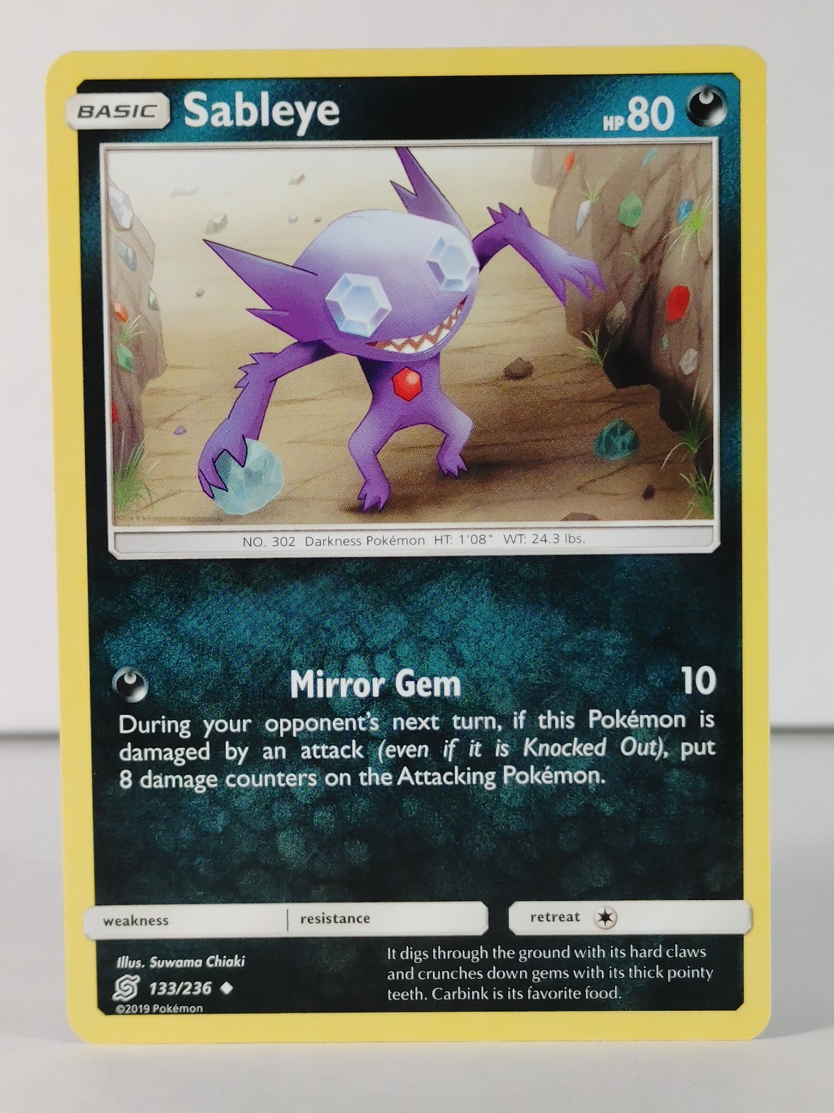 Sableye – SM Unified Minds – POKEMON – 133/236 – singles