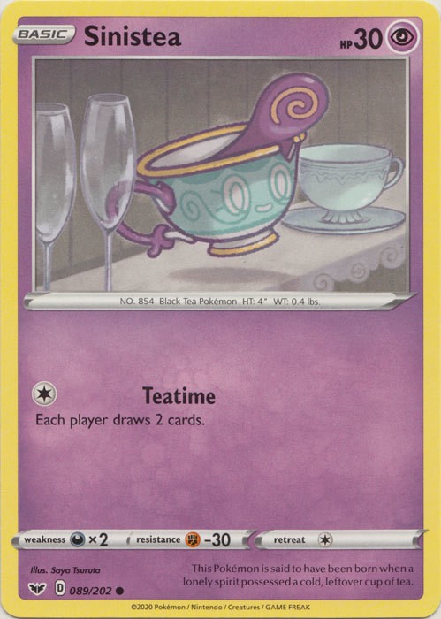 Sinistea – 089/202 – Common – Near Mint