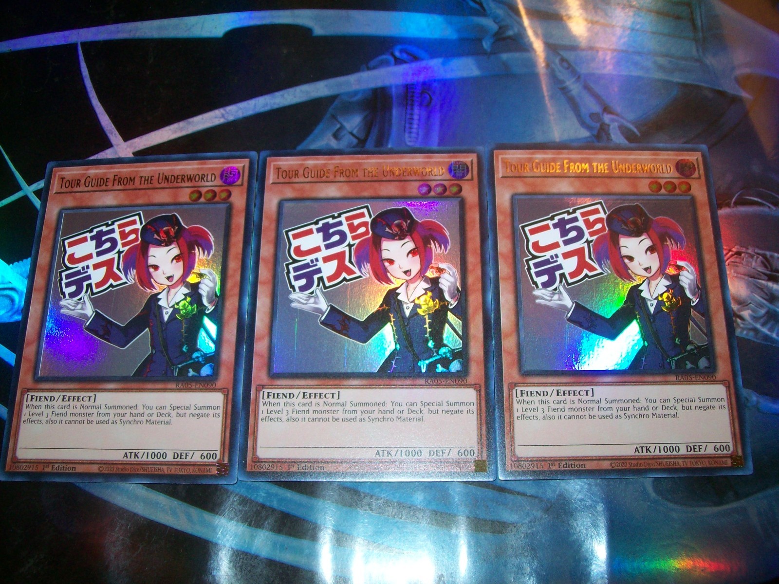 3x Tour Guide From the Underworld Edition Ultra Rare RA05-EN090 Yu-Gi-Oh!