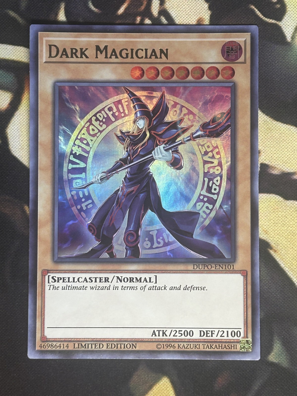 Yugioh: Dark Magician – Ultra Rare Holographic Limited Edition Alt Art Promo NM