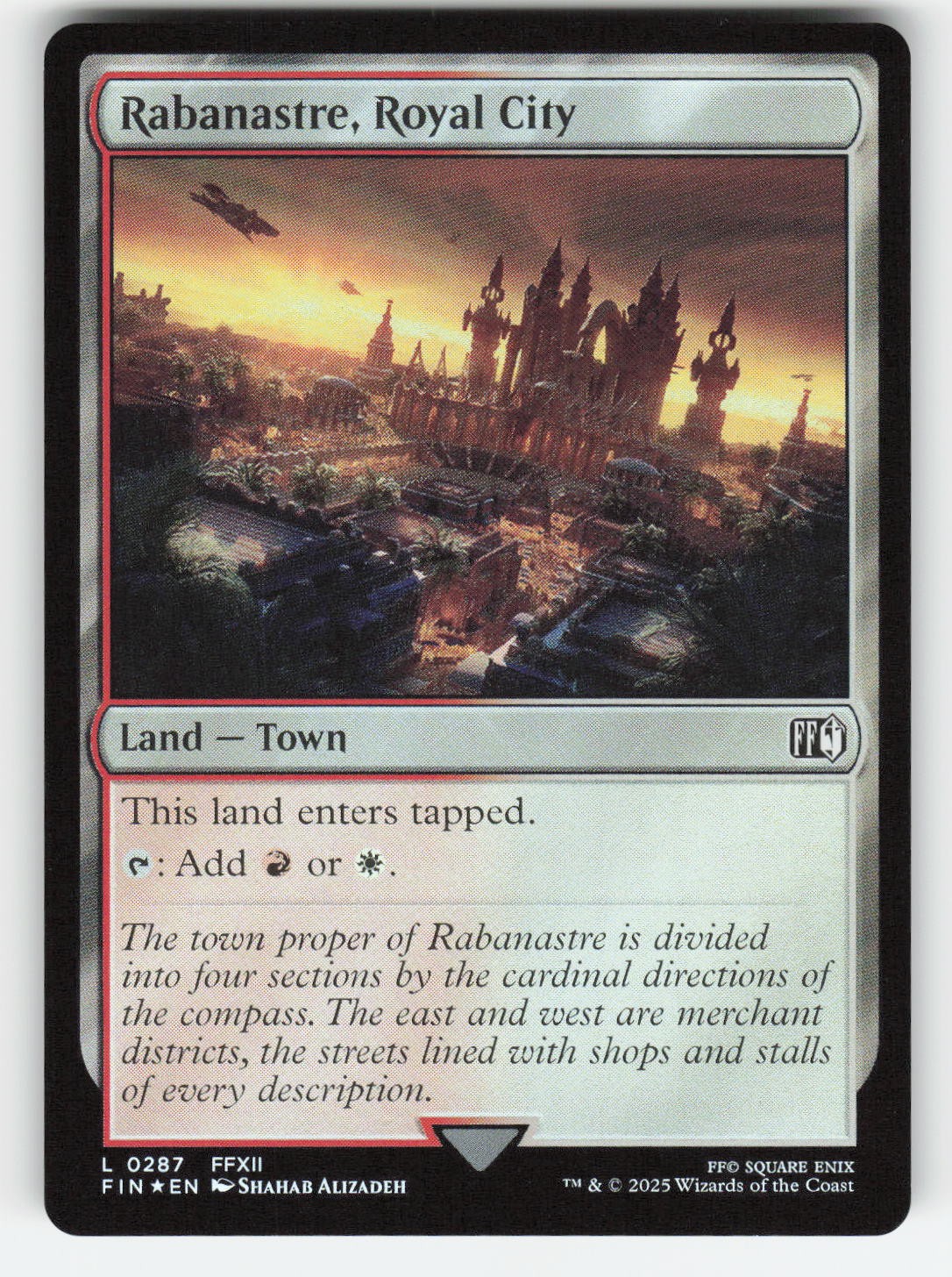 Rabanastre, Royal City FIN 287 Foil NM Magic