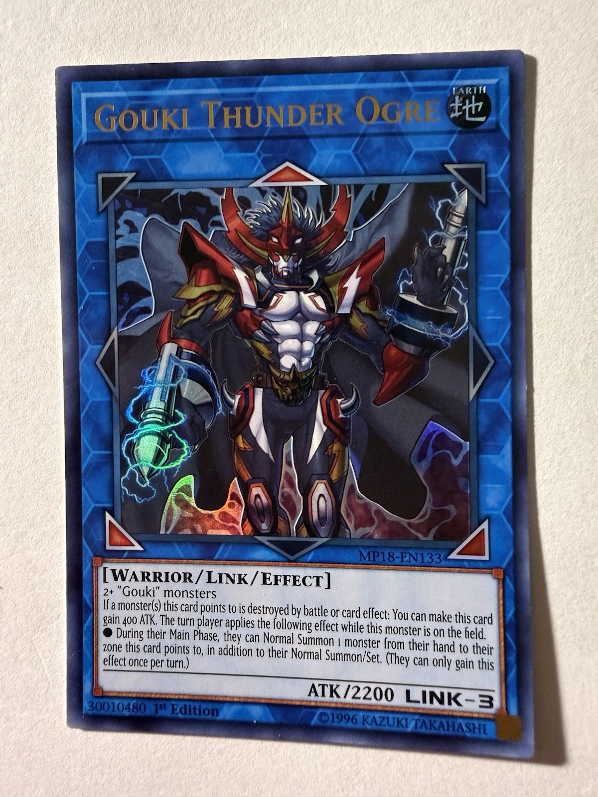 Gouki Thunder Ogre Ultra Rare 2018 Mega-Tins Mega Pack MP18-EN133 NM