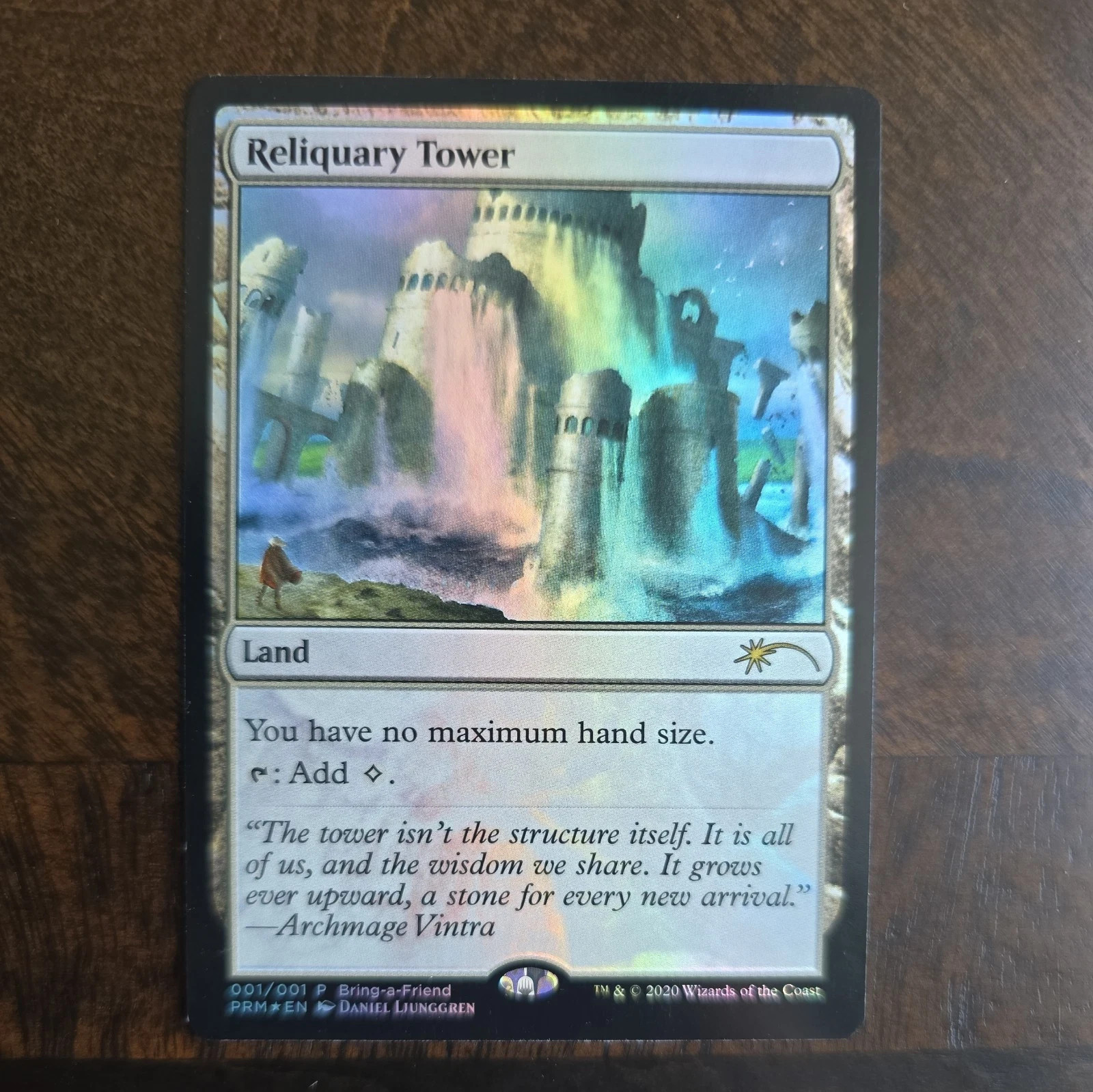 Reliquary Tower (Bring-a-Friend, English, 2020) Foil MTG NM Promo Unique