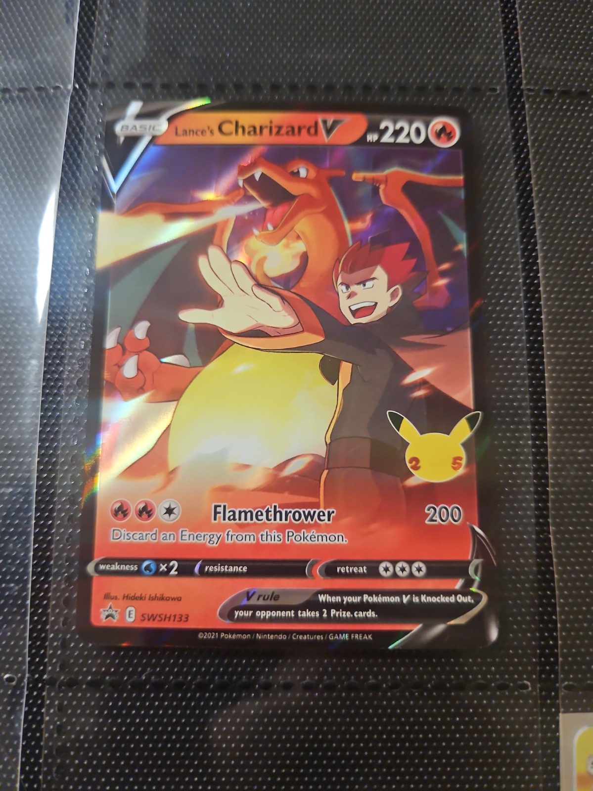 Pokemon Promo Lance’s Charizard V SWSH133