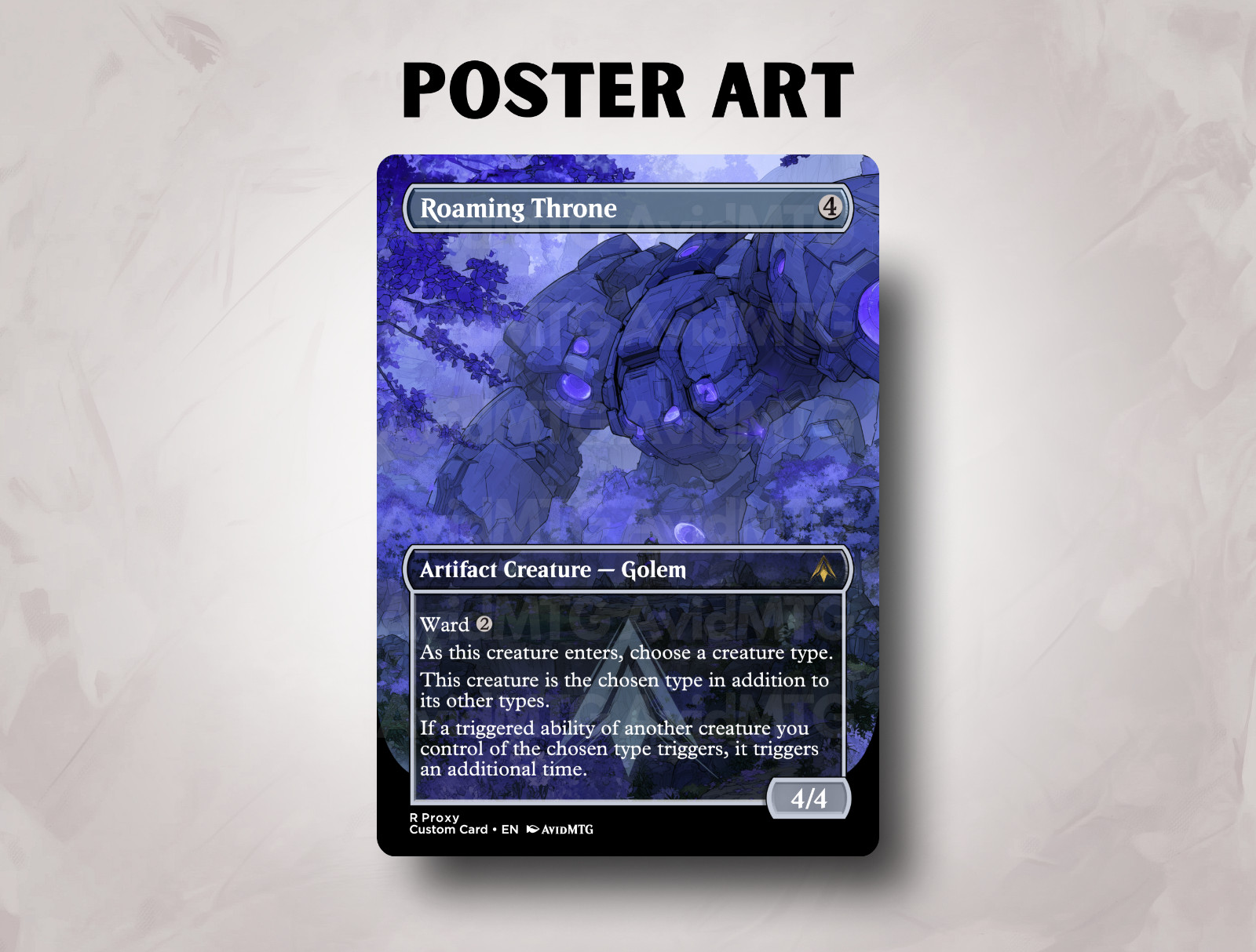Roaming Throne – Custom Magic: The Gathering Card