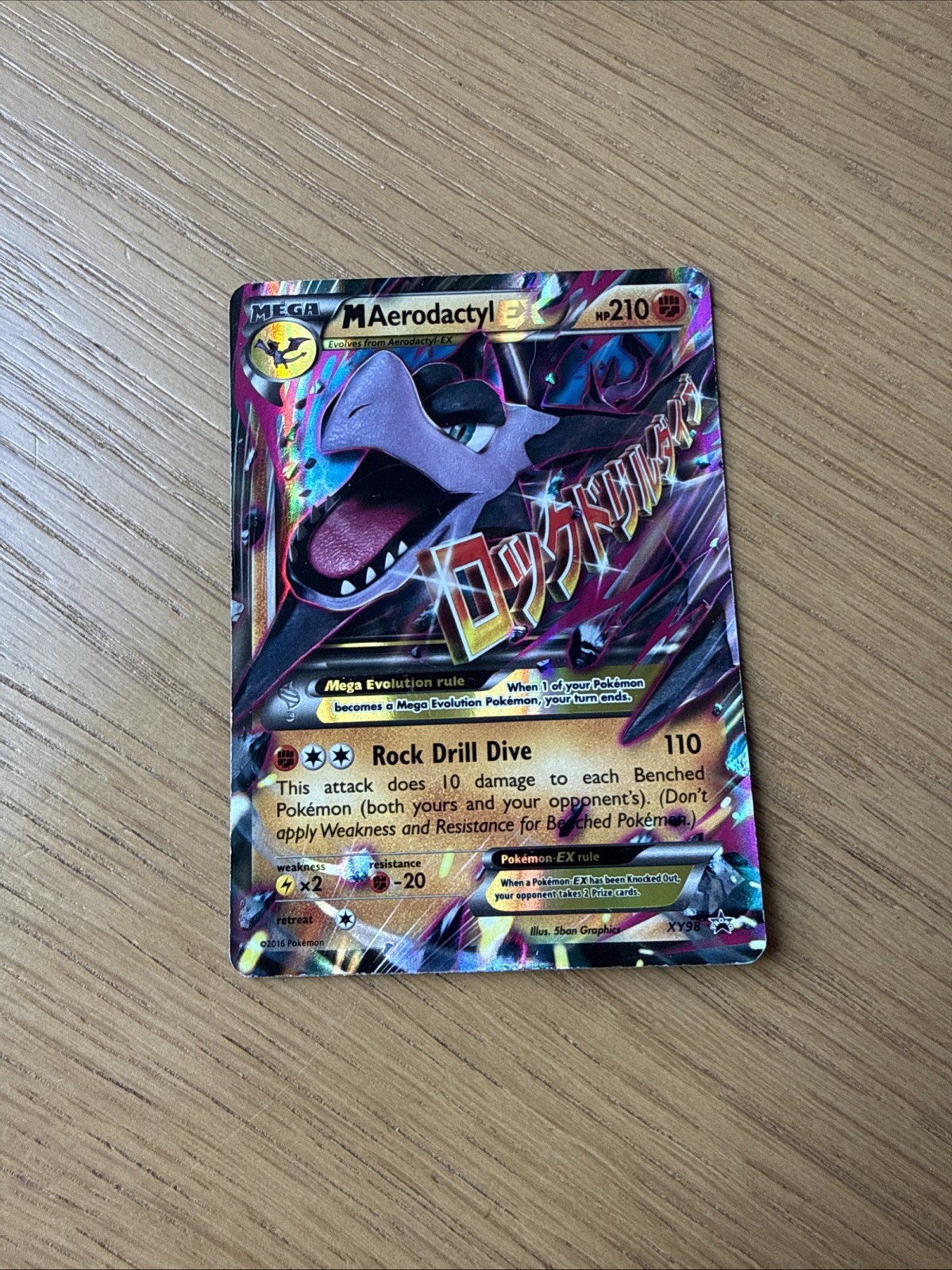 M Aerodactyl EX XY98 XY Holo