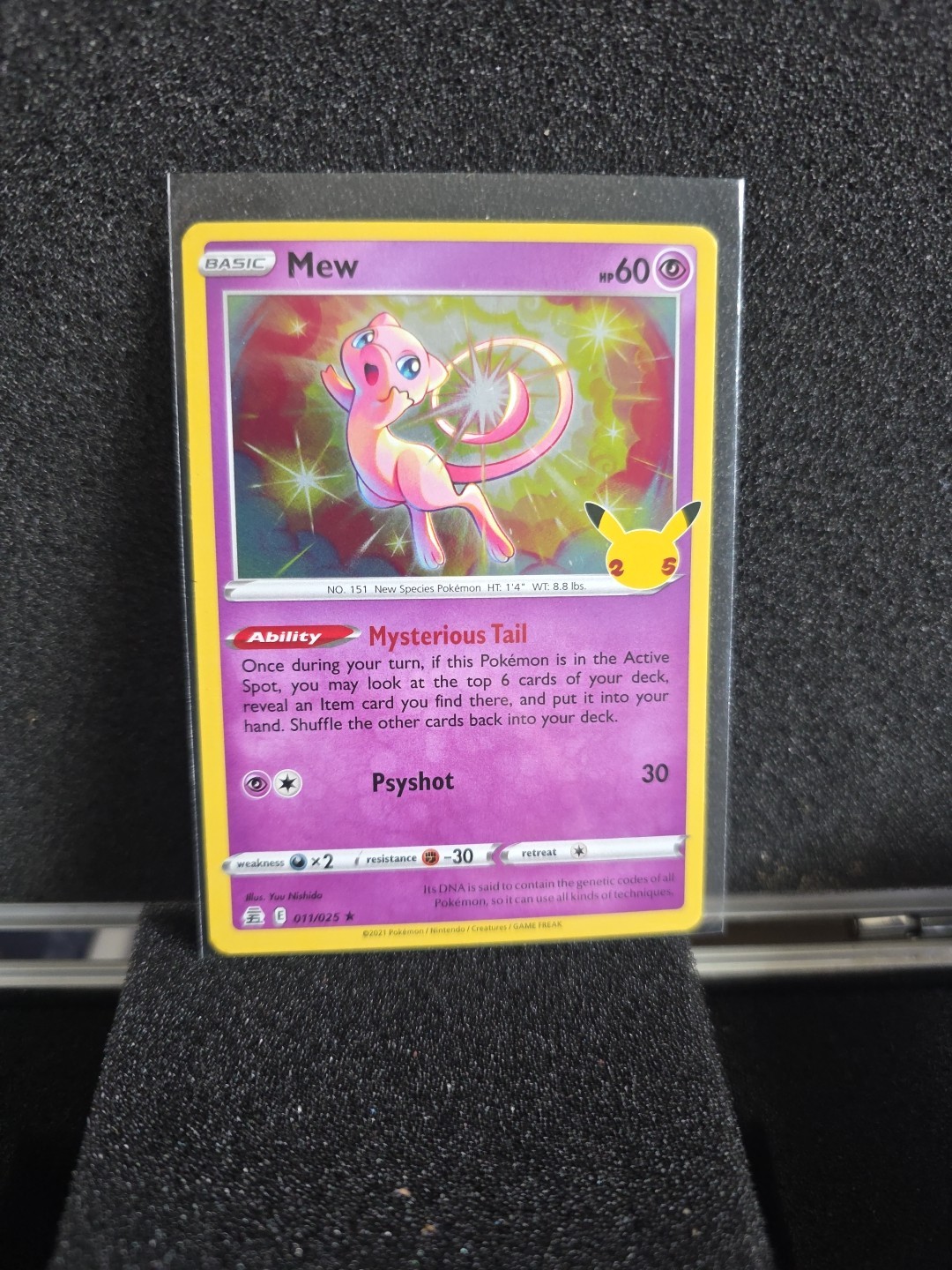 Mew (Secret) 025/025 Celebrations Holo