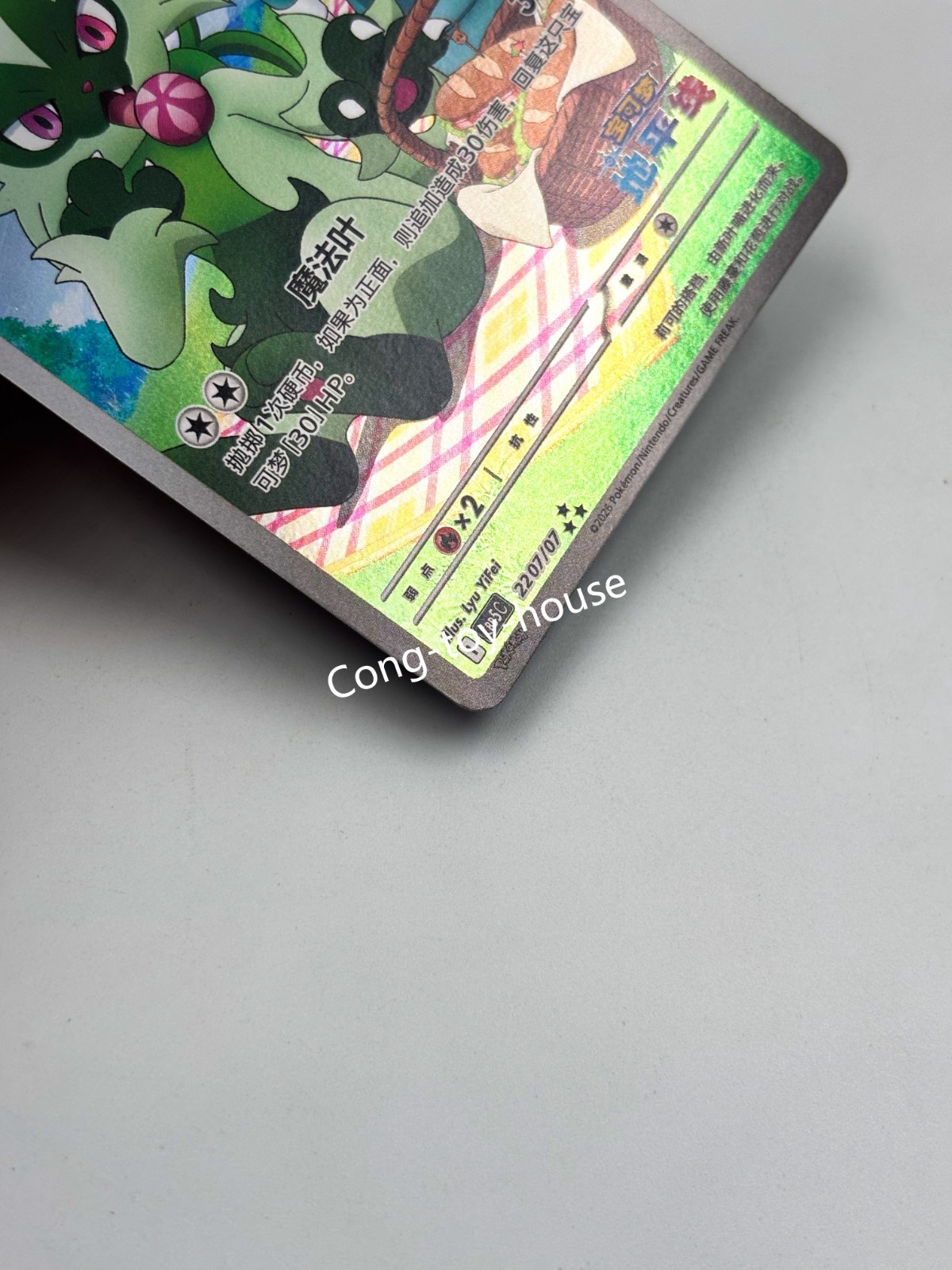 Pokémon Chinese Card exclusive Gem Vol.5 Horizon Liko Floragato CBB5C 22 07 Holo