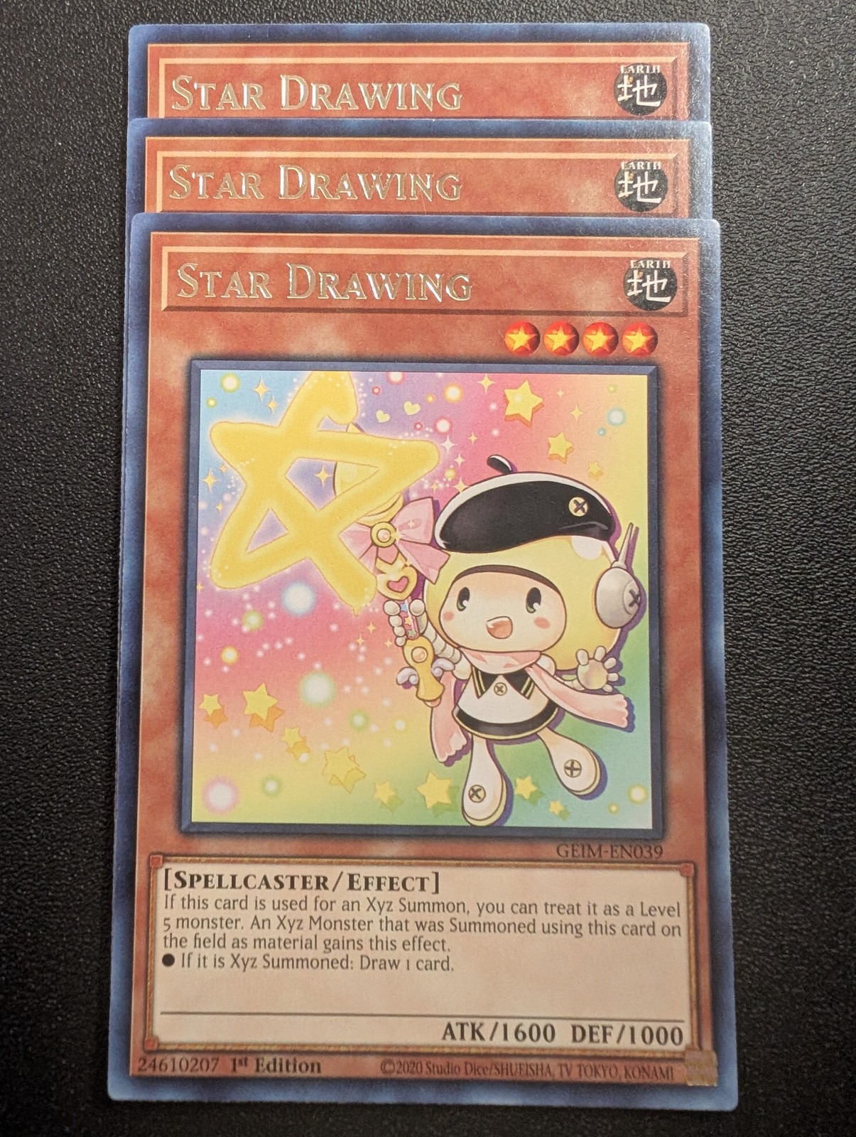 Star Drawing GEIM-EN039 Rare 1st Edition Playset 3x NM