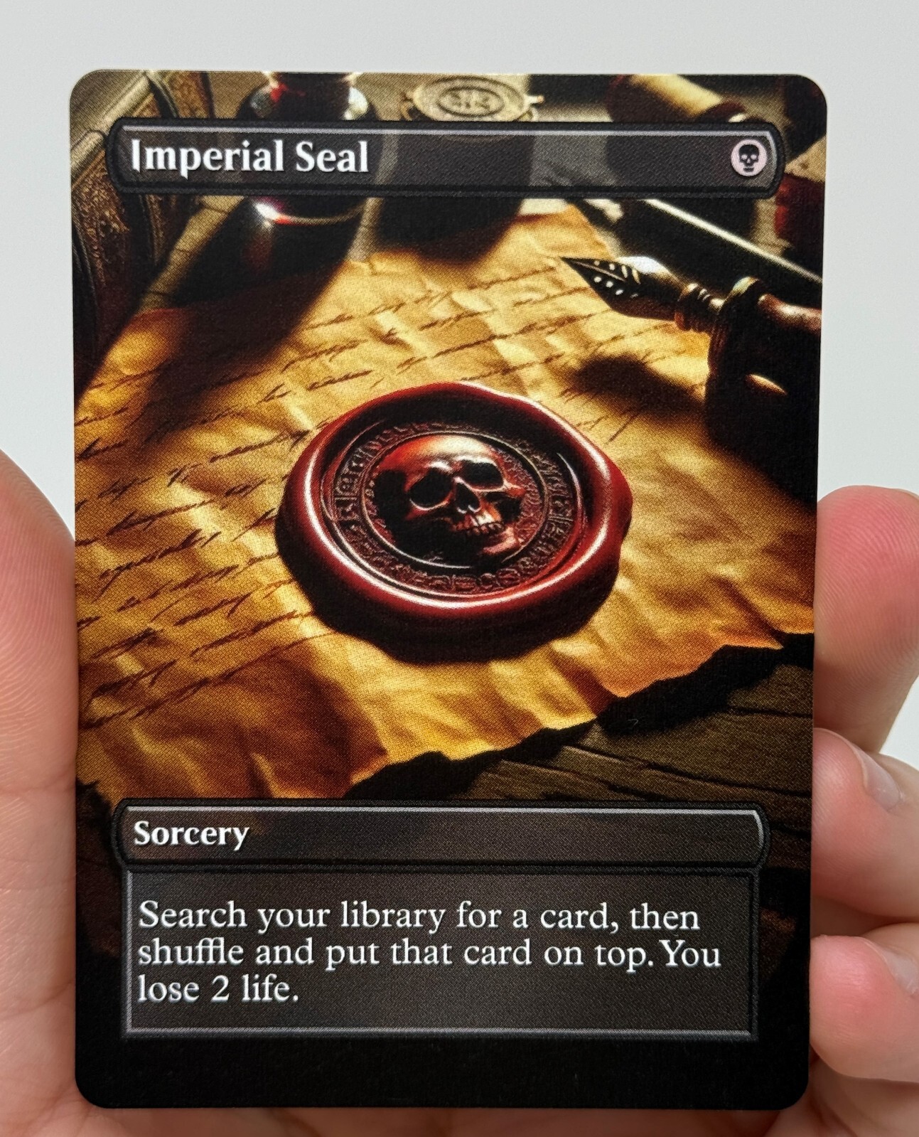 Imperial Seal Proxy Card with Custom designed art
