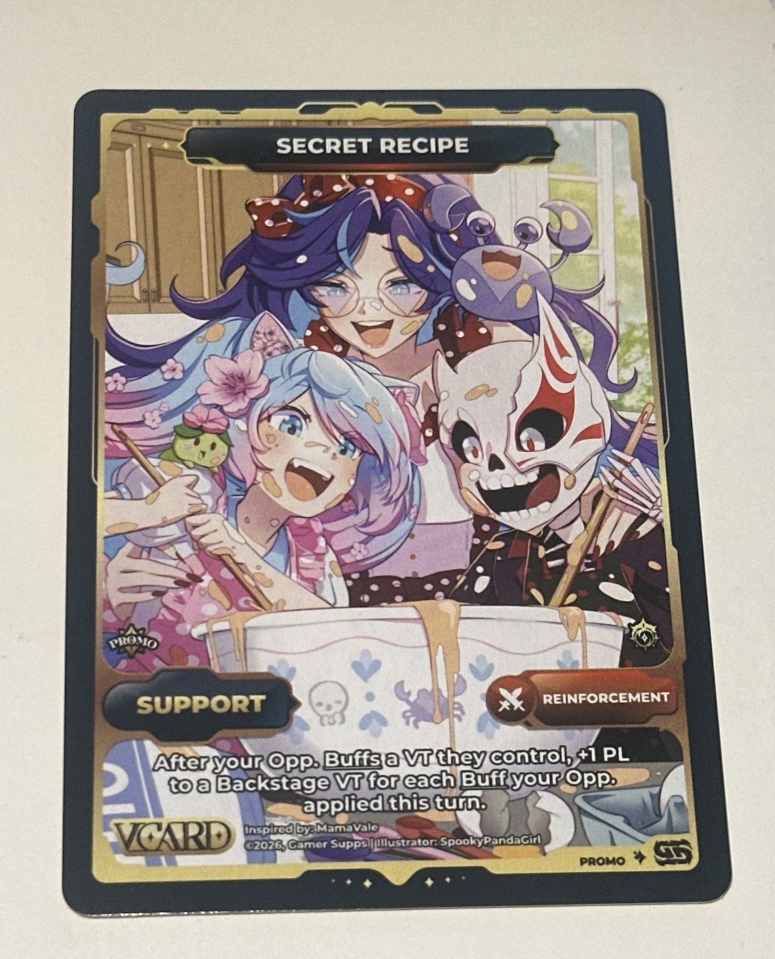 Gamersupps MamaVale: “Secret Recipe” VCard Promo Card Non-Holo