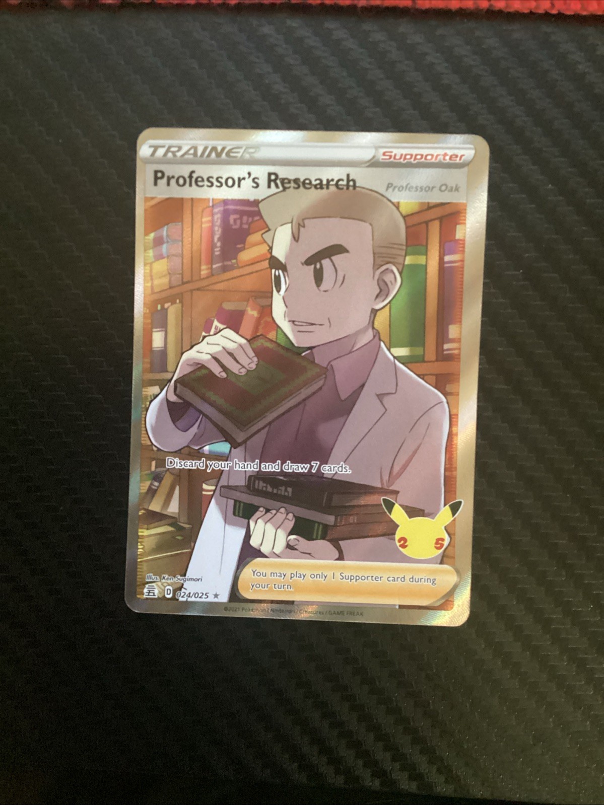 Pokémon TCG Professor’s Research (Full Art) Celebrations 024/025 Ultra Rare NM