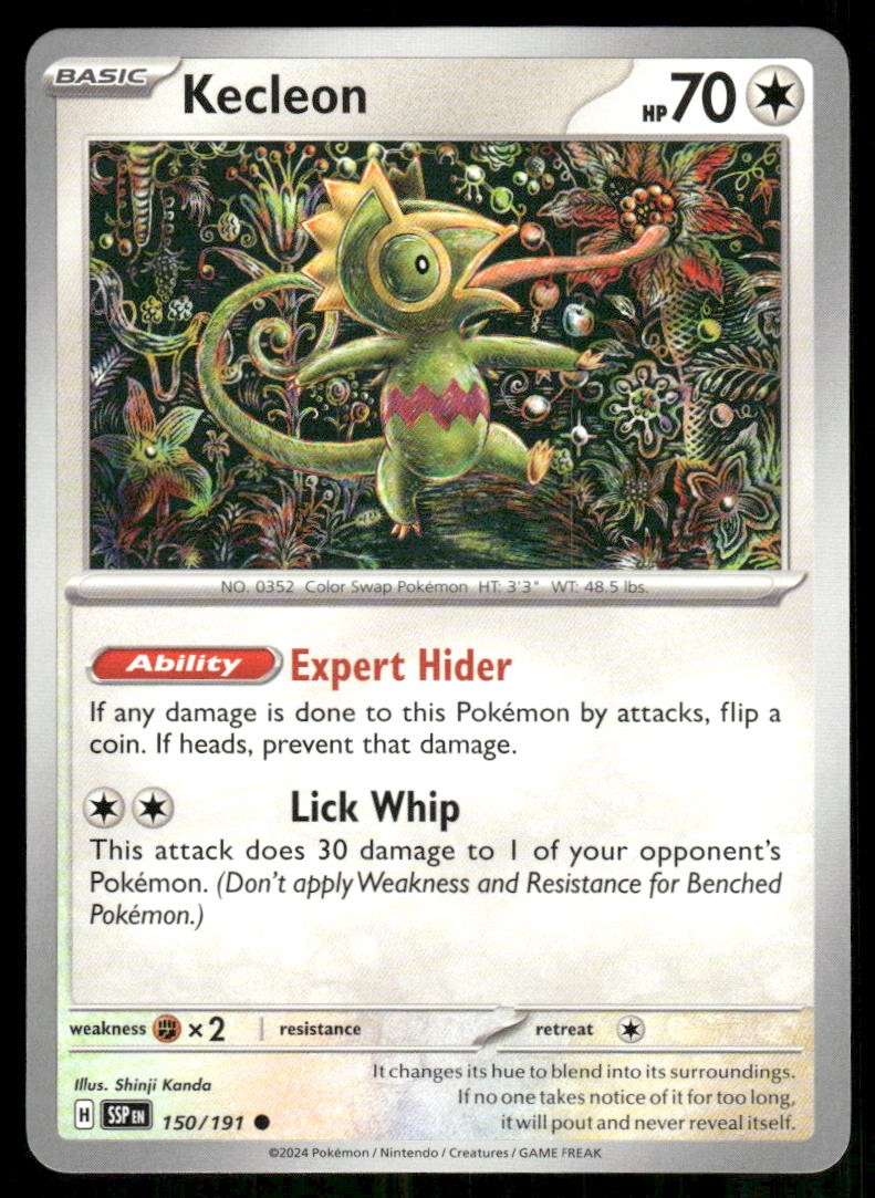 Kecleon Surging Sparks [150/191] NM Pokemon Shinji Kanda