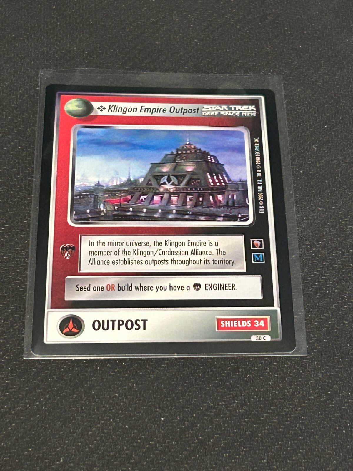 Star Trek CCG Mirror Mirror Klingon Empire Outpost