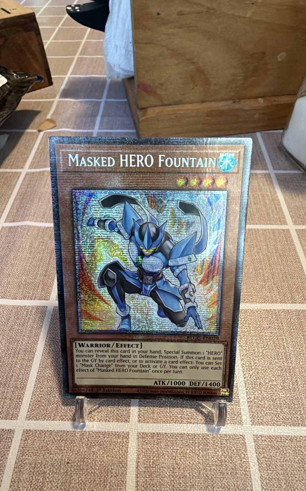 Masked HERO Fountain (Starlight Rare) BLGG-EN029 Battles of Legend: Glorious…