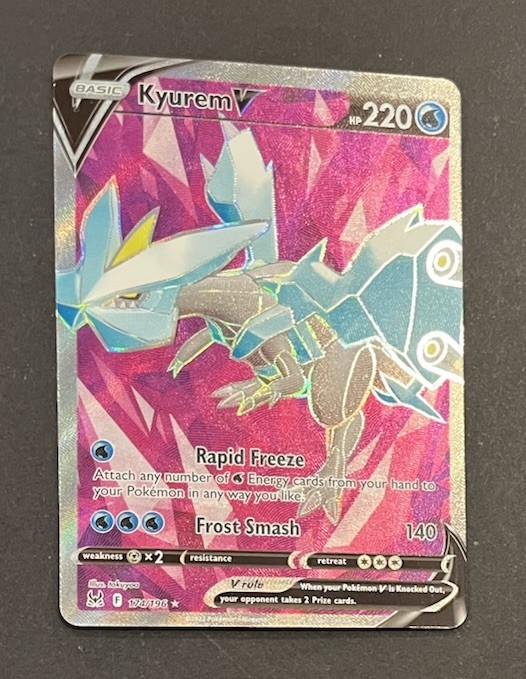 Pokemon Kyurem V 174/196 Lost Origin Ultra Rare Near Mint