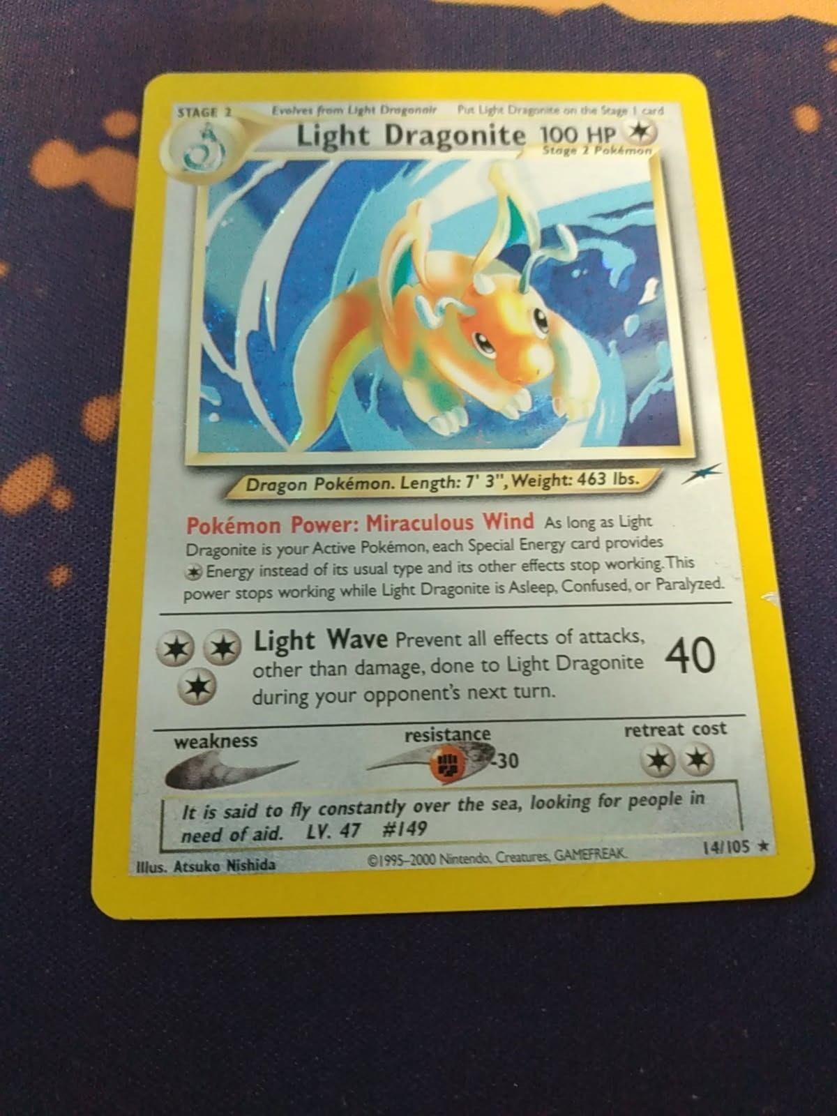 Light Dragonite – Neo Destiny (N4) 014/105 / Holo Rare