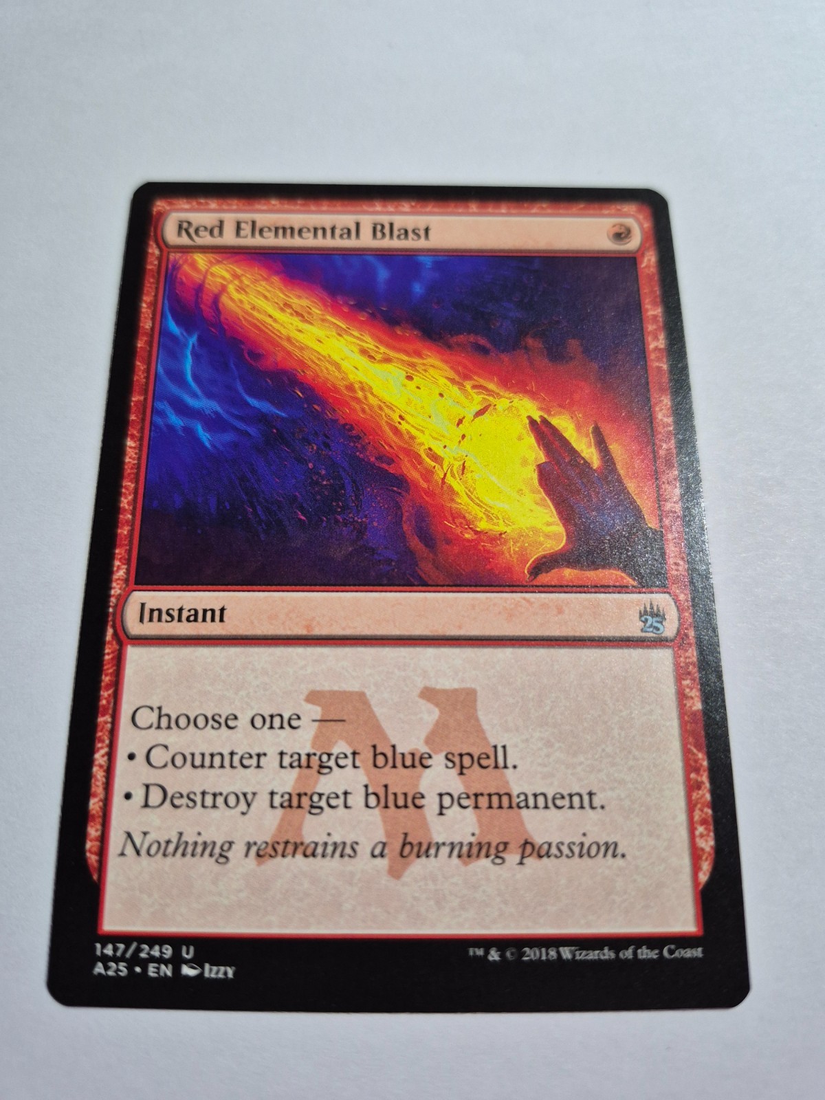 Magic the Gathering MTG – Red Elemental Blast – Masters 25 A25 / M25 – NM