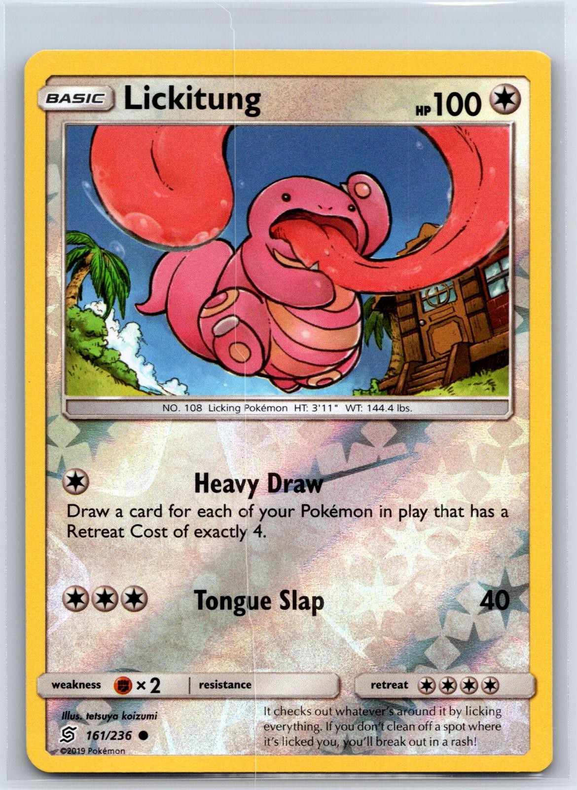 Lickitung 161/236 Common Unified Minds Pokemon Reverse Holo NM/M 529d-26