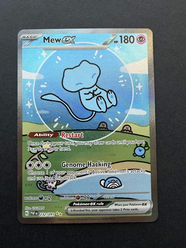 Mew ex 232/091 Special Illustration Rare SV: Paldean Fates NM