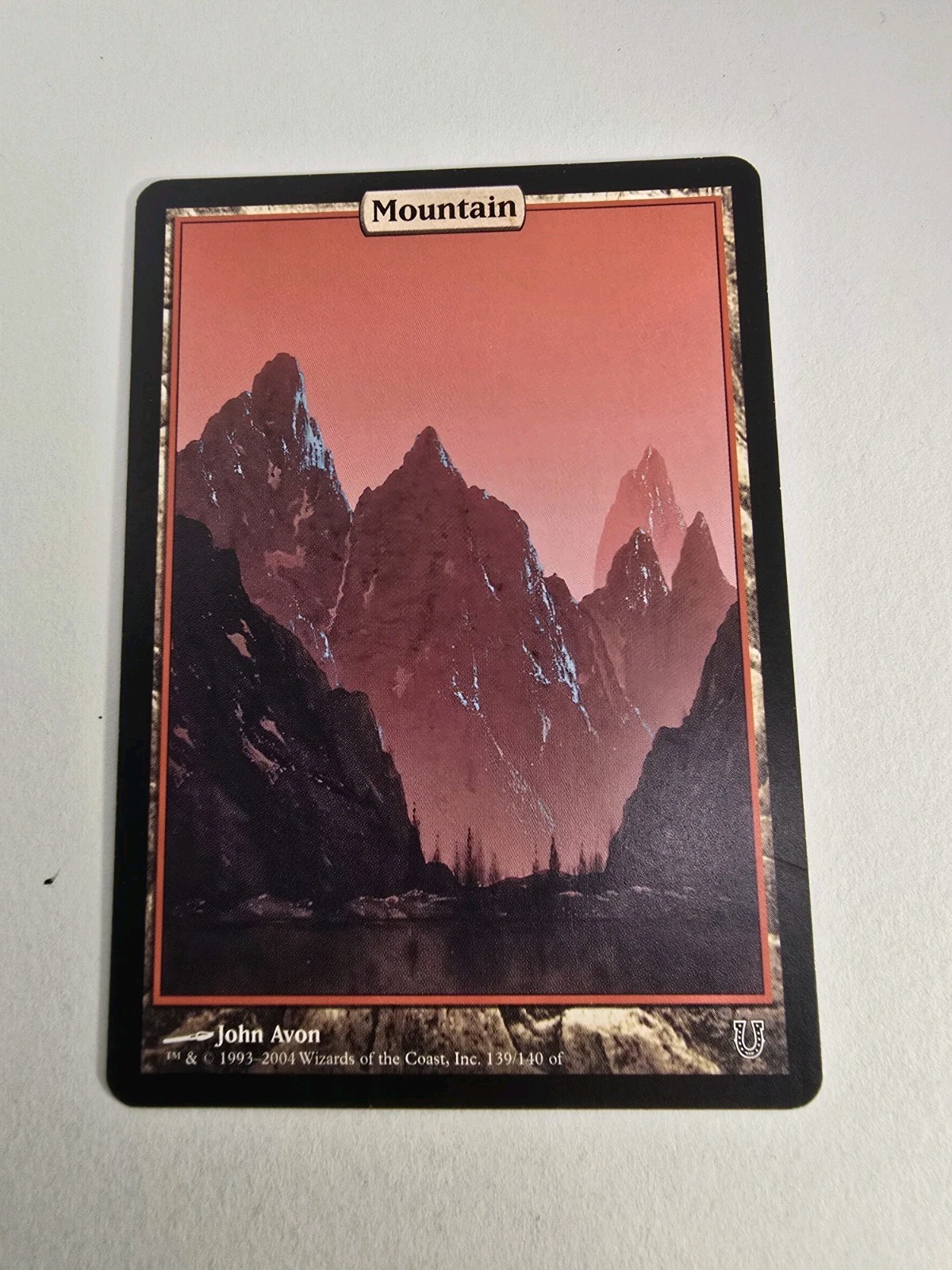 MTG .Mountain-139- John Avon