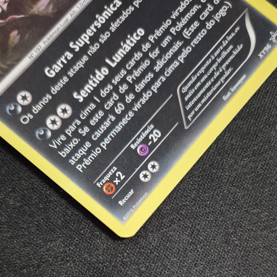 Pokemon TCG Umbreon XY96 Promo saturn holo – Portuguese BR