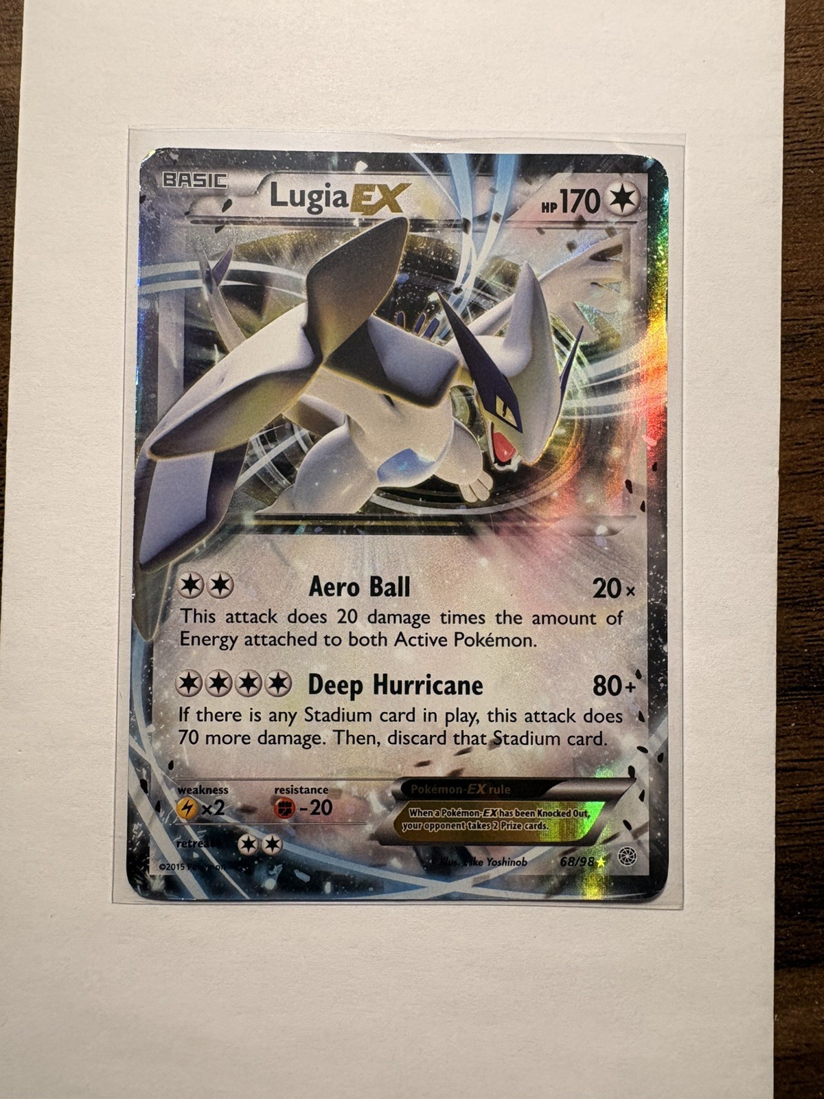 Lugia EX 68/98 XY – Ancient Origins Holo