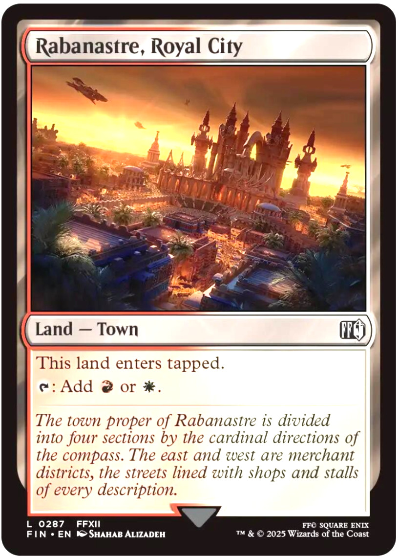 MTG – NM – Rabanastre, Royal City Final Fantasy Regular