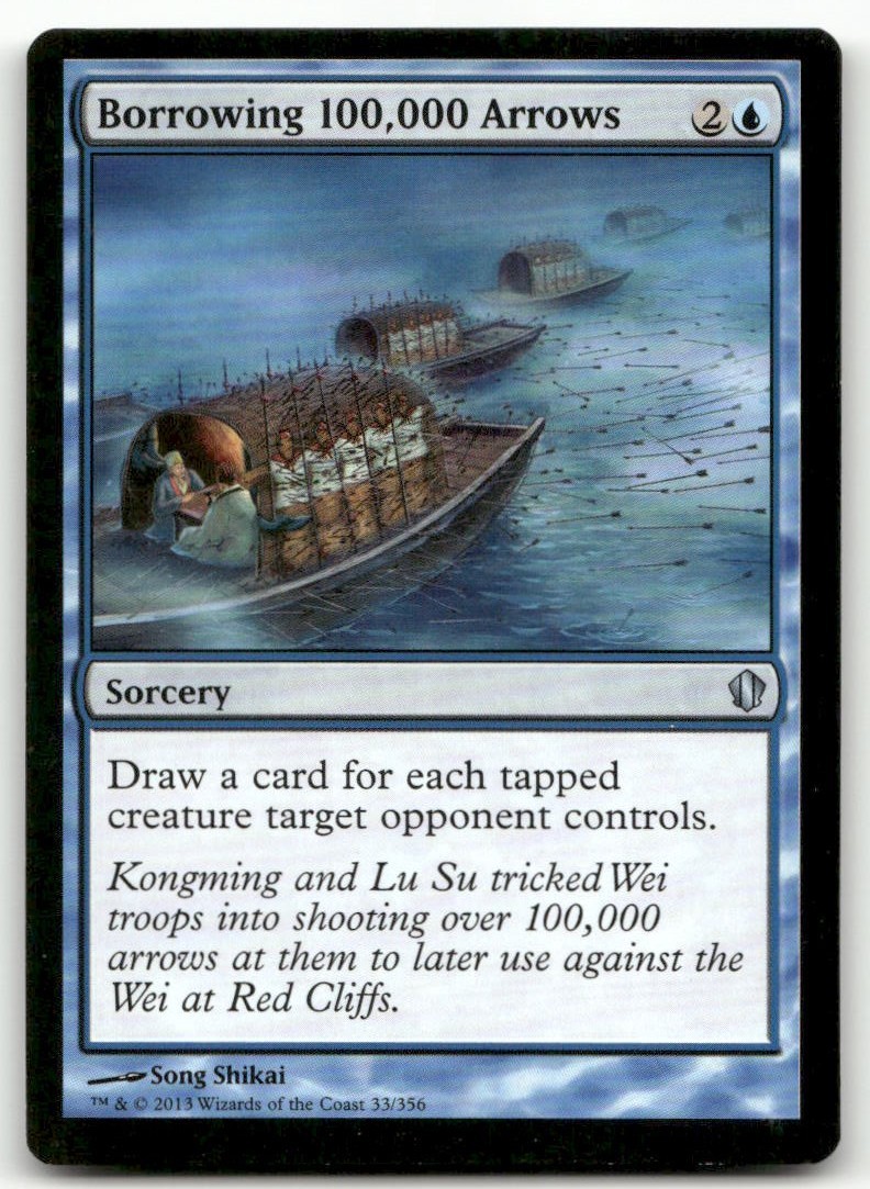 Borrowing 100,000 Arrows Commander 2013 MTG Lightly Played