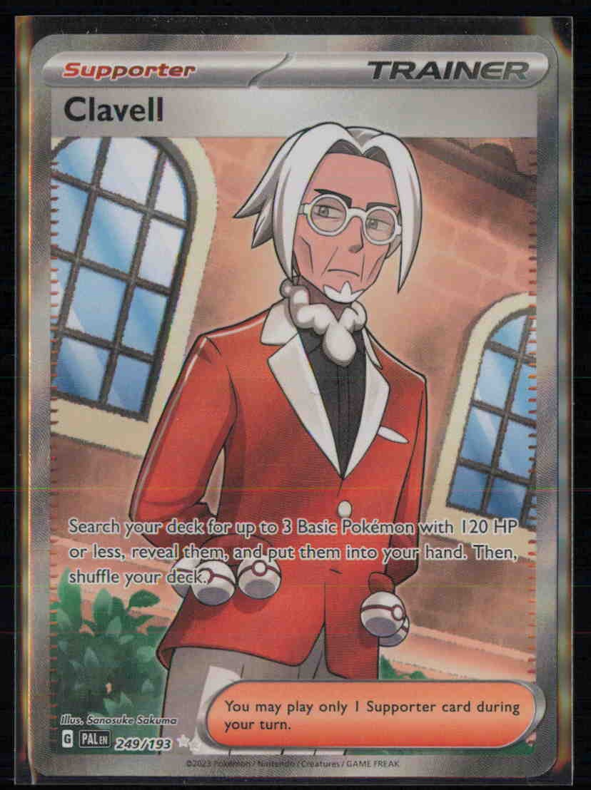 Clavell 249/193 Pokemon TCG SV02: Paldea Evolved PAL Holo NM