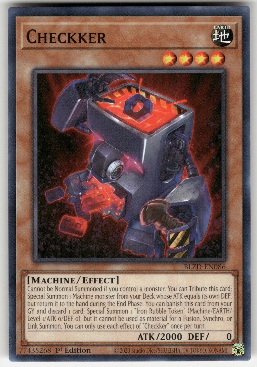 Checkker – BLZD-EN086 – Common – Blazing Dominion – NM/M