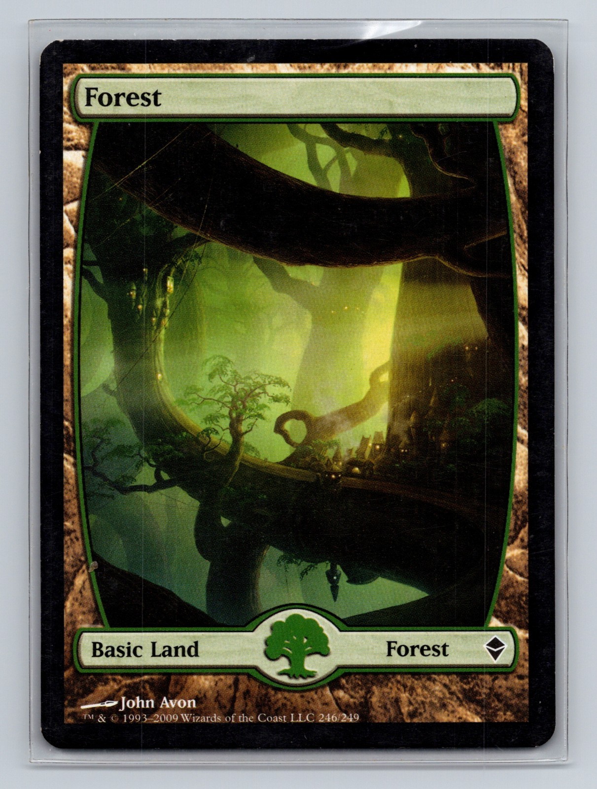 Forest Rise of the Eldrazi #246 MTG Basic Land John Avon Artwork