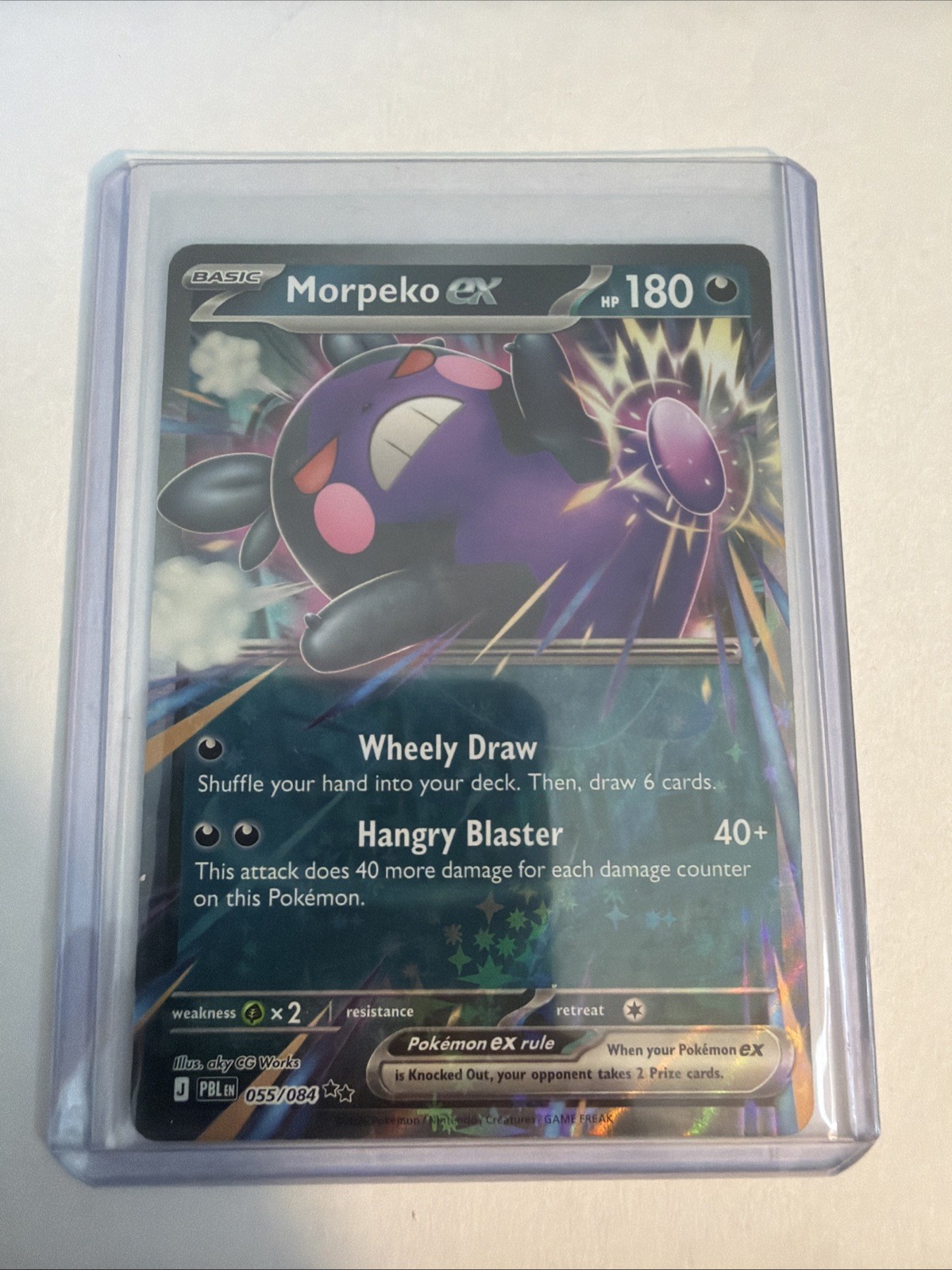 Pokemon TCG – Pitch Black – Morpeko Ex – 055/084