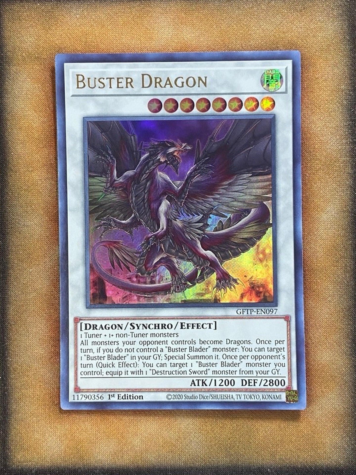 Yugioh Buster Dragon GFTP-EN097 Ultra Rare 1st Ed NM