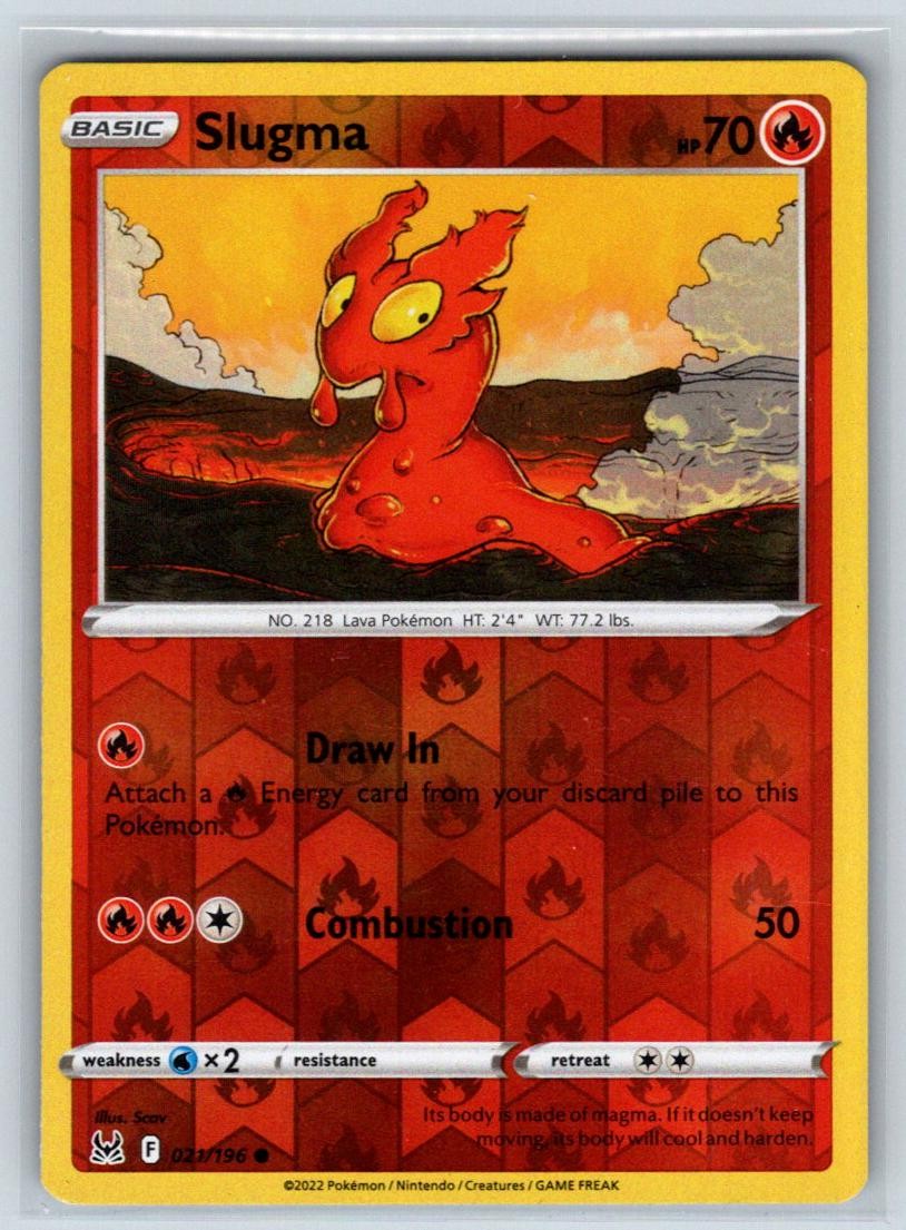SLUGMA 021/196 LOR LOST ORIGIN C NM/M REVERSE HOLO SCAV