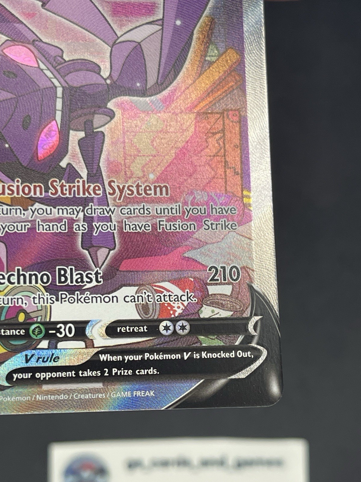 Genesect V 255/264 Alt Art Full Art – SwSh08: Fusion Strike – Pokemon TCG