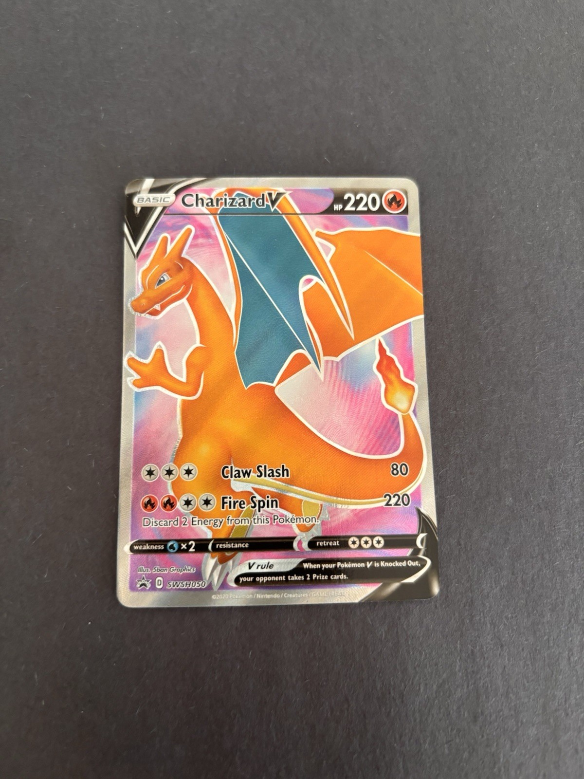 Charizard V SWSH050 SWSH: Sword & Shield Promo Cards Holo